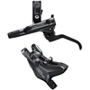 Diskiniai stabdžiai galiniai Shimano DEORE BL/BR-M6100(L) resin J-Kit juodas