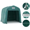 Garažas-palapinė, žalios spalvos, 1,6x2,4m, PVC (310022+310023)