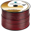 Garsiakalbių kabelis 2,5 mm Cabletech, juodas ir raudonas