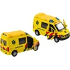 Lean Toys Geltona Greitoji Pagalba Modelis 1:32 su Šviesomis ir Garsais