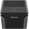 Ausinės GENESIS IRID 505F Midi korpusas su langu USB 3.0 NPC-1997