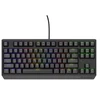 Ausinės GENESIS Thor 230 TKL žaidimų klaviatūra USB QWERTY JAV Anglų Juoda