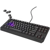 Ausinės GENESIS Thor 230 TKL žaidimų klaviatūra USB QWERTY JAV Anglų Juoda