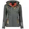 Geographical Norway Reine Ass A EO DB 007 W Softshell striukė WU8184F/GNO – tamsiai pilka / oranžinė