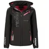 Geographical Norway Reine softshell striukė moterims WU8182F/GNO-Juodas-Rožinis