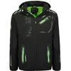 Geographical Norway ROYAUTE JUODA / ŽALIA DB MEN 068 JUODA / ŽALIA Vyriška softshell striukė (WY8026H/GN-NOIR / VERT)