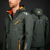 Geographical Norway Softshell striukė Royaute DB 068 M WY8027H/GN/Tamsiai pilka / Oranžinė