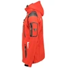 Geographical Norway Techno MEN 056 BS3 vyriškas sportinis švarkas su reguliuojamu gobtuvu, atsparus vandeniui, raudonas (WU1060H/GN)
