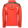 Geographical Norway Techno MEN 056 BS3 vyriškas sportinis švarkas su reguliuojamu gobtuvu, atsparus vandeniui, raudonas (WU1060H/GN)