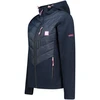 Geographical Norway Tulka Navy Db Lady 0124 tamsiai mėlynas moteriškas flisinis džemperis (WZ6442F/GN-Navy)