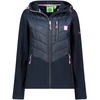 Geographical Norway Tulka Navy Db Lady 0124 tamsiai mėlynas moteriškas flisinis džemperis (WZ6442F/GN-Navy)