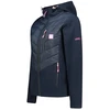 Geographical Norway Tulka Navy Db Lady 0124 tamsiai mėlynas moteriškas flisinis džemperis (WZ6442F/GN-Navy)