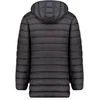 Geographical Norway vyriškas švarkas AMIGOMAP LONG HOOD DB Juodas MEN 233 Juodas (WZ5085H/GN-NOIR)