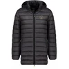 Geographical Norway vyriškas švarkas AMIGOMAP LONG HOOD DB Juodas MEN 233 Juodas (WZ5085H/GN-NOIR)