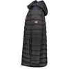 Geographical Norway vyriškas švarkas AMIGOMAP LONG HOOD DB Juodas MEN 233 Juodas (WZ5085H/GN-NOIR)