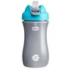 CHICCO 00006920200000 Vandens butelis su minkštu snapeliu 350 ml 2Y+ BOY