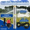 VEVOR giluminis siurblys 750 W 230V, automatinis jungiklis