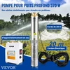 VEVOR Giluminis vandens siurblys, 370W 230V, nerūdijantis plienas