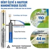 VEVOR Giluminis vandens siurblys, 370W 230V, nerūdijantis plienas