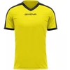 Givova Revolution Interlock marškinėliai, geltoni ir juodi MAC04 0710