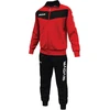 Givova Tuta Visa TR018 1210 sportinis kostiumas Raudona/Juoda