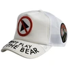 Goorin' Bros. Nekrečia meškos "Don't Play Poke The Bear" "Trucker" kepurė - 101-1741-WHI