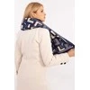 Wool Fashion Italia Elegantiškas mėlynas šalikas: Dydis - Universalus