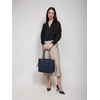 Granatowa skórzana torebka tote Michael Kors 35S5GV6T7L