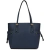 Granatowa skórzana torebka tote Michael Kors 35S5GV6T7L