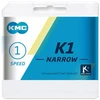 Grandinė KMC K1 Narrow Sidabrinis