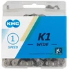 Grandinė KMC K1 Wide Sidabrinis/Juodas