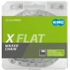 Grandinė KMC X FLAT Sidabrinis Waxed