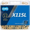 Grandinė KMC X11SL Ti-N Gold Juodas