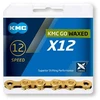 Grandinė KMC X12 Ti-N Gold Waxed
