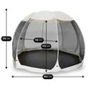 Grandininis pjūklas CAMA paviljonas, 354 cm, sodo pavėsinė, smėlio/juodos spalvos