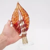 Grandininis pjūklas Dekoratyvinė stiklo skulptūra, 12×7×32.5 cm