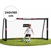 Futbolo vartai su tinklu 240x160x85 cm MOVEPRO