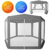 MultiGarden Pilkas sodo paviljonas su tinkleliu 2x2x2 m