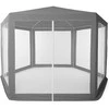 MultiGarden Pilkas sodo paviljonas su tinkleliu 2x2x2 m