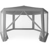 MultiGarden Pilkas sodo paviljonas su tinkleliu 2x2x2 m
