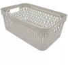 Grandininis pjūklas Plastikinė dėžutė su skylutėmis, 30 × 20 × 12 cm BALTA