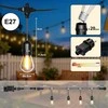 Grandininis pjūklas Bauerkraft Sodo šviesų girlianda 20x LED 20m sodo šviestuvai 9W