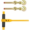 VEVOR Grandinių ir ričių rinkinys 3/8"-1/2" su ratchetu