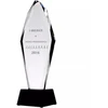 Graviruotas stiklinis trofėjus, 31 cm