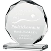 Graviruotas stiklinis trofėjus