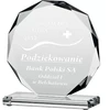 Graviruotas stiklinis trofėjus, aukštis 19 cm