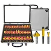 AW-Tools frezavimo antgalių medienai komplektas 35 vnt. kotelis 8mm