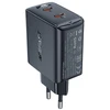 Acefast A49 sieninis įkroviklis, 2x USB-C, 35W PD (juodas)