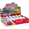Lean Toys Baltas greitosios pagalbos automobilis 1:32 su šviesos ir garso efektais