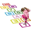 Lean Toys Grindų lipdukai su skaičiais nuo 1 iki 10